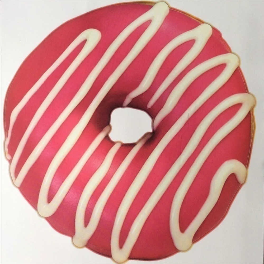 Donuts Wall Stickers Decals SET OF 6 Jumbo 5” Removable Bakery Cafe Decor NEW - Picture 8 of 13